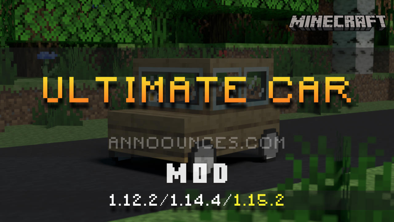 Ultimate Car Mod 1 14 4 1 15 2 Minecraft Mods
