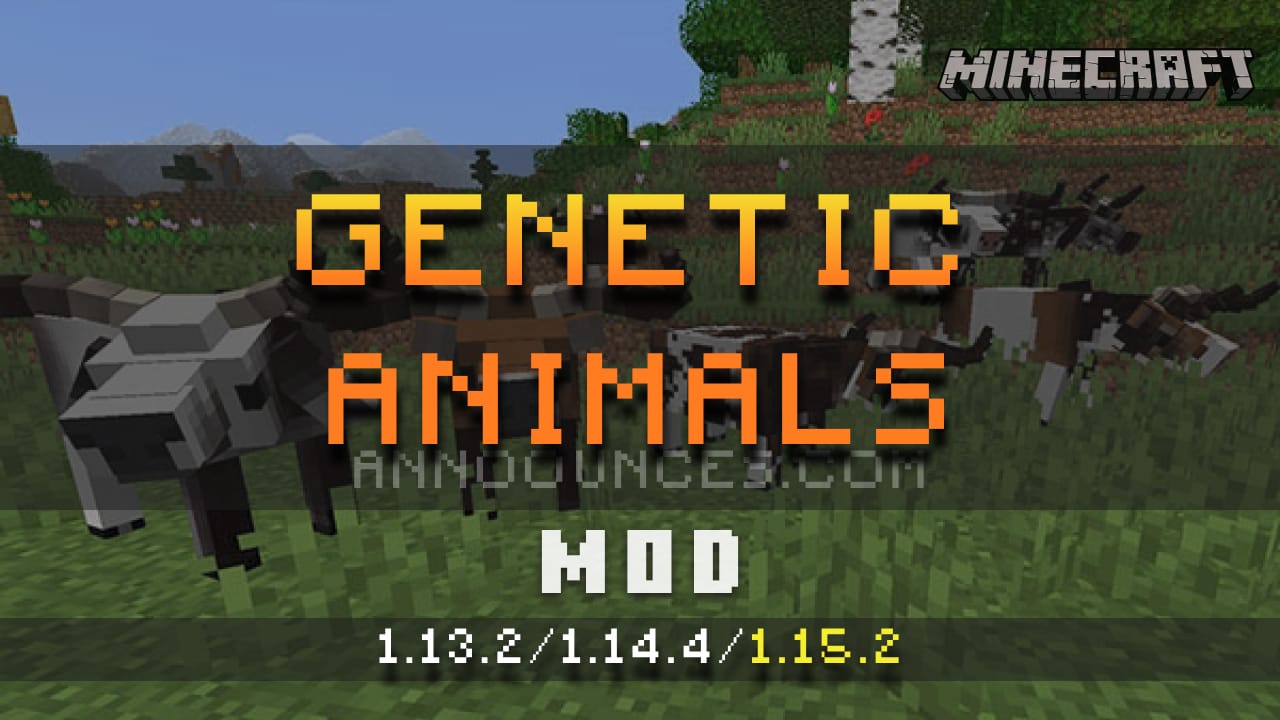 Genetic Animals Mod for Minecraft // - Minecraft Mods