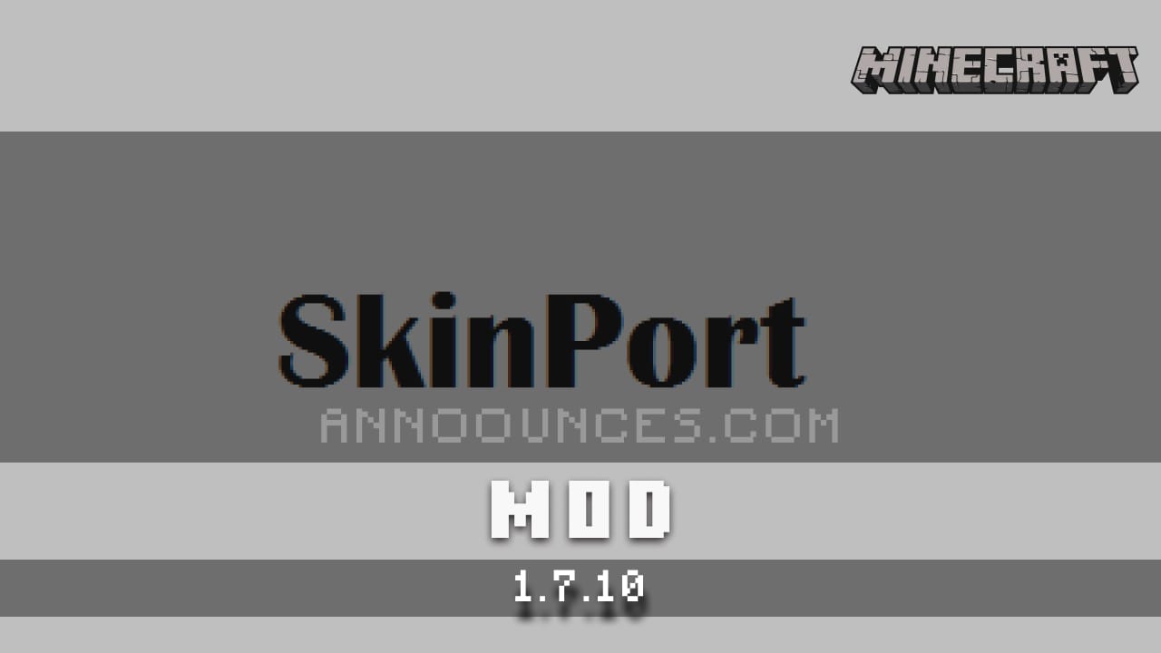 Skinport Mod 1 7 10 Minecraft 1 7 10 Minecraft Mods